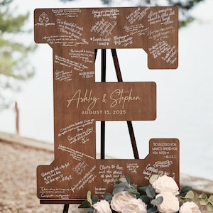 Wedding Guest Book Alternative, Custom Letter Guest Book, Alternative Guest Book, Wedding Welcome Sign, Wedding Guest Sign, Wedding Signs