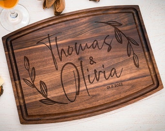 Personalized Cutting Board Personalized Gifts, Custom Cutting Board, Wedding Gift, Bridal Shower Gift, Anniversary Gifts, Engagement Gifts