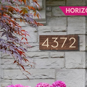 House Number Sign, House Numbers, House Number Plaque, Address Sign, Address Sign for House, House Numbers Horizontal, Vertical image 7