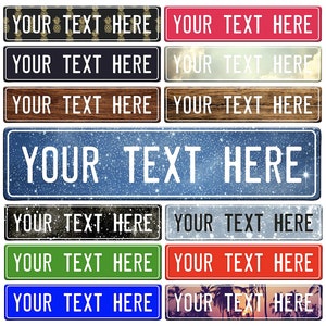 Custom Street Sign, Road Sign, Aluminum, Metal Address Sign, Man Cave, Metal Street Sign, Personalized Street Sign,Make Your Own Street Sign
