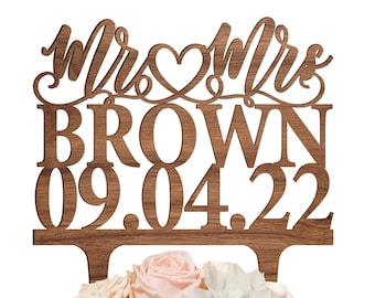 Wedding Cake Topper, Cake Toppers for Wedding, Mr and Mrs Cake Topper, Wedding Cake Toppers, Gifts for Bride and Groom, Wedding Gifts