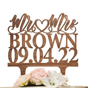 Wedding Cake Topper, Cake Toppers for Wedding, Mr and Mrs Cake Topper, Wedding Cake Toppers, Gifts for Bride and Groom, Wedding Gifts
