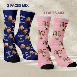 Custom Gifts for Him, Personalized Gifts for Men, Custom Face Socks, Personalized Socks, Custom Socks, Girlfriend, Boyfriend Gift image 6