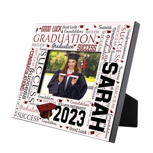 Custom Graduation Frame, Personalized Graduation Gift for Her, College Graduation Picture Frame, Graduation 2025, Class of 2025