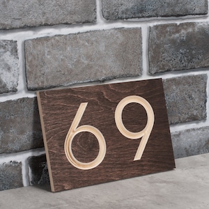 House Number Sign, House Numbers, House Number Plaque, Address Sign, Address Sign for House, House Numbers Horizontal, Vertical image 8