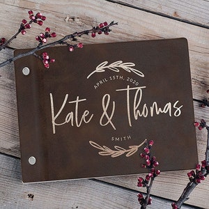 Wedding Gifts, Wedding Guest Book, Guest Book Personalized , Custom Guestbook, Polaroid, Guest Book, Laser Engraved Guest Book