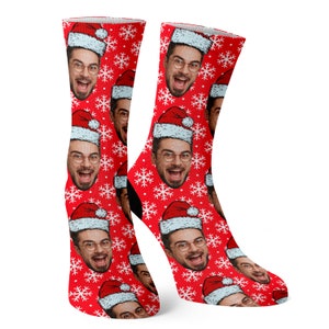 Custom Christmas Socks, Personalized Christmas Socks, Picture Socks, Custom Face Socks, Photo Socks, Face Socks, Funny Christmas Gifts