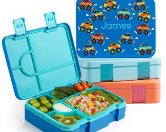 Personalized Lunch Box for Kids, Bento Box Kids, Custom Bento Lunch Box, Toddler Lunch Box, Kids Lunch Bag, Back to School