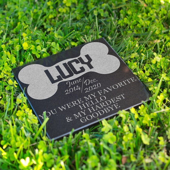 Personalized Memorial Pet Stone For Dog Cat Pet Memorial Stones Engraved Pet stone Pet Headstone Pet Loss Custom Pet Monument Gravestone