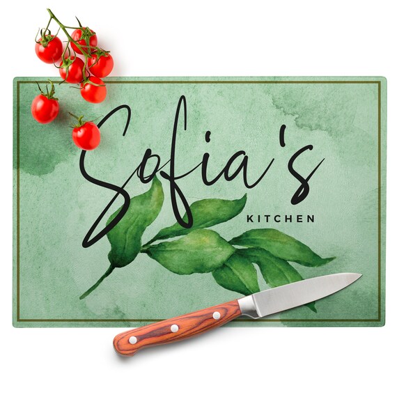 Personalized Glass Cutting Board Custom Glass Cutting Board Etsy
