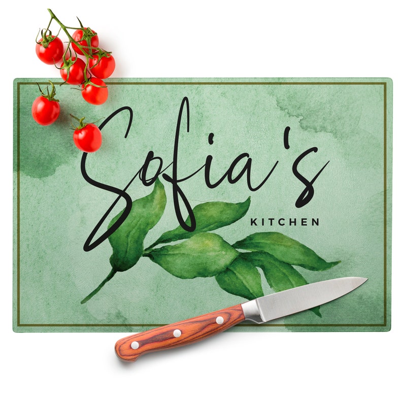 Personalized Glass Cutting Board Custom Cutting Boards for Etsy