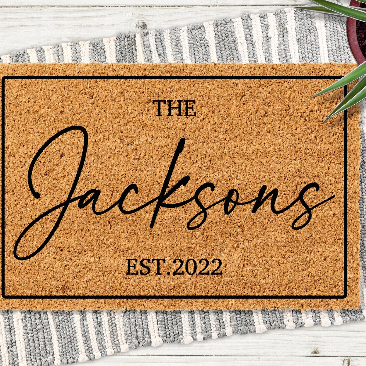 Home Decor Housewarming Gift, Personalized Doormat, Home Gift Custom Gift, Welcome Door Mat With Family Name, Custom Door Mat, New Home Gift - Etsy