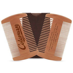 Beard Comb, Personalized Gifts for Him, Gifts for Men, Custom Wooden Beard Comb, Gift for Groomsmen, Pocket Comb for Beards, Mustache Gift