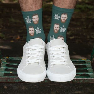 Custom Gifts for Him, Personalized Gifts for Men, Custom Face Socks, Personalized Socks, Custom Socks, Girlfriend, Boyfriend Gift image 8