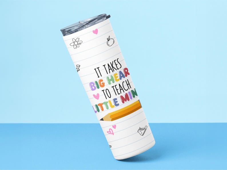 Teacher Gift, Personalized Tumbler Gift for Teacher, Teacher Tumbler, Teacher Appreciation Gift, Pencil Skinny Tumbler, Teacher Gifts image 11