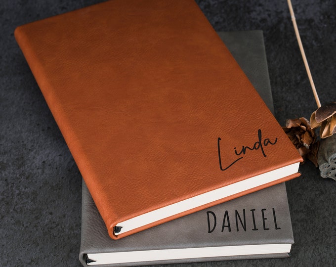 Custom Journal, Engraved Leather Journal, Personalized Journal, Personalized Gifts, Leather Journal, Journal and Notebook, Book Lover Gifts