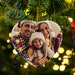 Custom Photo Ornament, Personalized Gifts, Personalized Picture Ornaments, First Christmas, Couple, Portrait Family Photo Gifts 