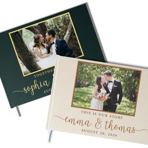 Photo Wedding Guest Book Personalized, Wedding Photo Album, Polaroid Guest Book, Wedding Gift Ideas, Custom Wedding Keepsake, Couple Gifts