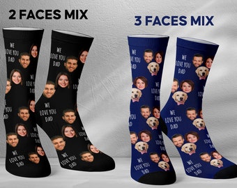 Custom Face Socks, Personalized Photo Socks, Picture Socks, Face on Socks, Funny Photo Gift For Her, Him or Best Friends