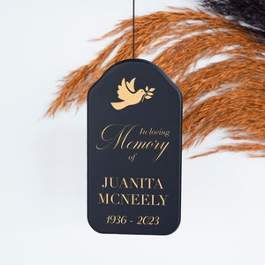 Memorial Wind Chimes Personalized, Windchimes Personalized in Memory, Sympathy Gifts for Loss of a Loved One, In Loving Memory, Bereavement bild 6