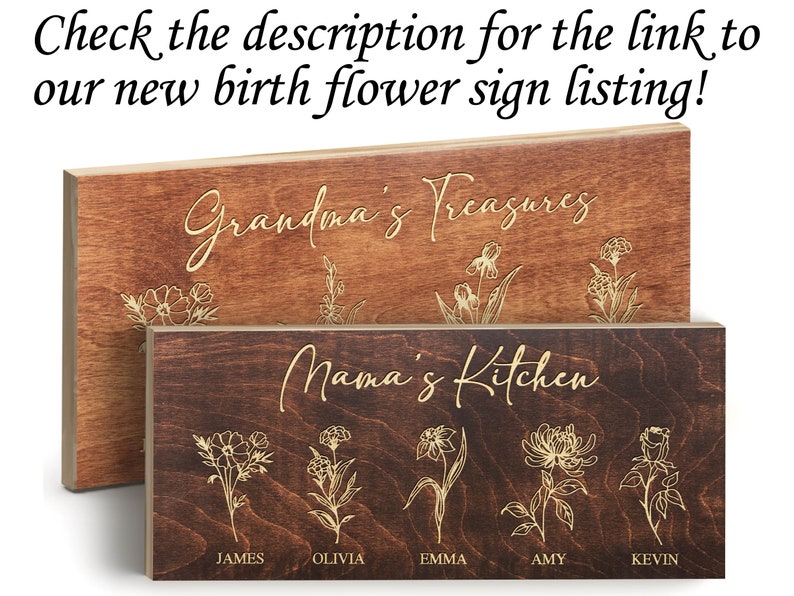 Grandma Gift, Mother's Day Gift, Personalized Gifts for Mom, Flower Pot Custom, Grandmas Garden, Birth Flower Mom Gifts from Daughter image 2