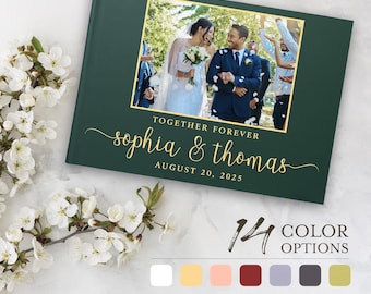 Photo Wedding Guest Book Personalized, Wedding Photo Album, Polaroid Guest Book, Wedding Gift Ideas, Custom Wedding Keepsake, Couple Gifts
