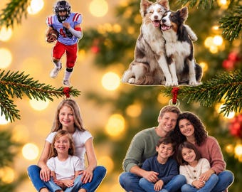 Family Photo Christmas Ornament 2026, Christmas Ornament, Family Christmas Tree Keepsake, Custom Photoornament, Personalized Christmas Gift
