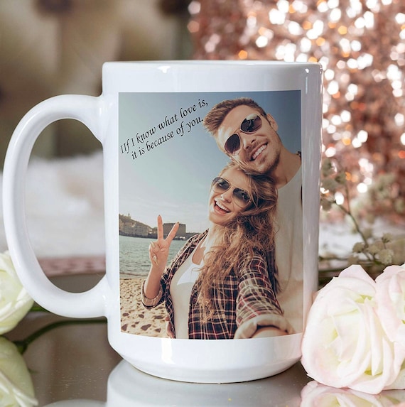 Regalo de cumpleaños de taza de café con foto personalizada, regalos  fotográficos para él, regalo de taza personalizado para mamá, regalo de  aniversario para ella, taza con imagen -  México