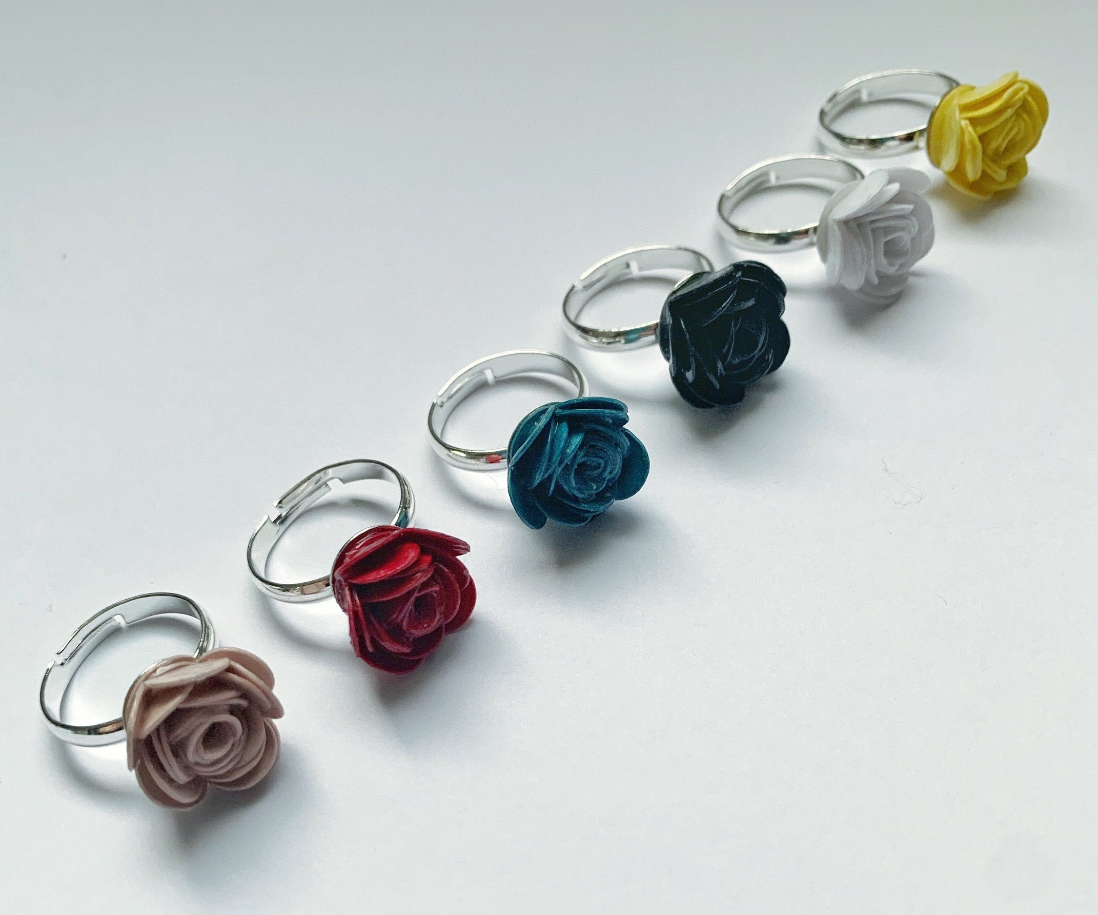 Paper Flower Ring 1st Anniversary Gift Paper Anniversary Etsy