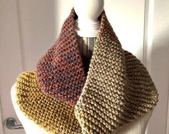 Echarpe snood en dégradé de couleurs