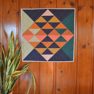 Converge Wall Quilt Pattern - PDF Modern Quilt Pattern, Beginner quilt pattern, easy quilt pattern, modern quilt design, barn quilt design