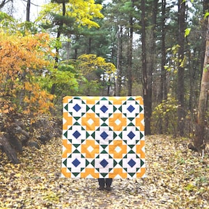 County Quilt Pattern: Modern Block Design (PDF Pattern)