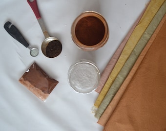 Natural Fabric Dye Kit: Plant-Based Dyes for Cotton & Linen (PDF Guide)