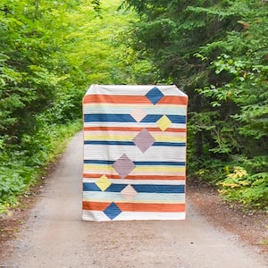 Northern Sky 2.0 Modern Quilt Pattern - PDF Download