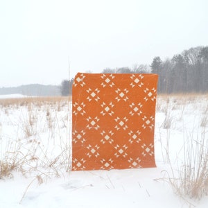 Goldenes Gitter Quilt Pattern - Ein modernes PDF herunterladbares Quiltmuster