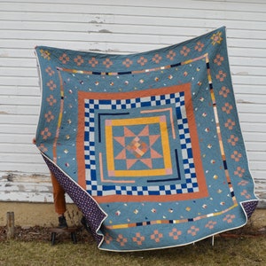 Modernes Medallion Quilt Pattern: Cultivate Design (PDF Download)