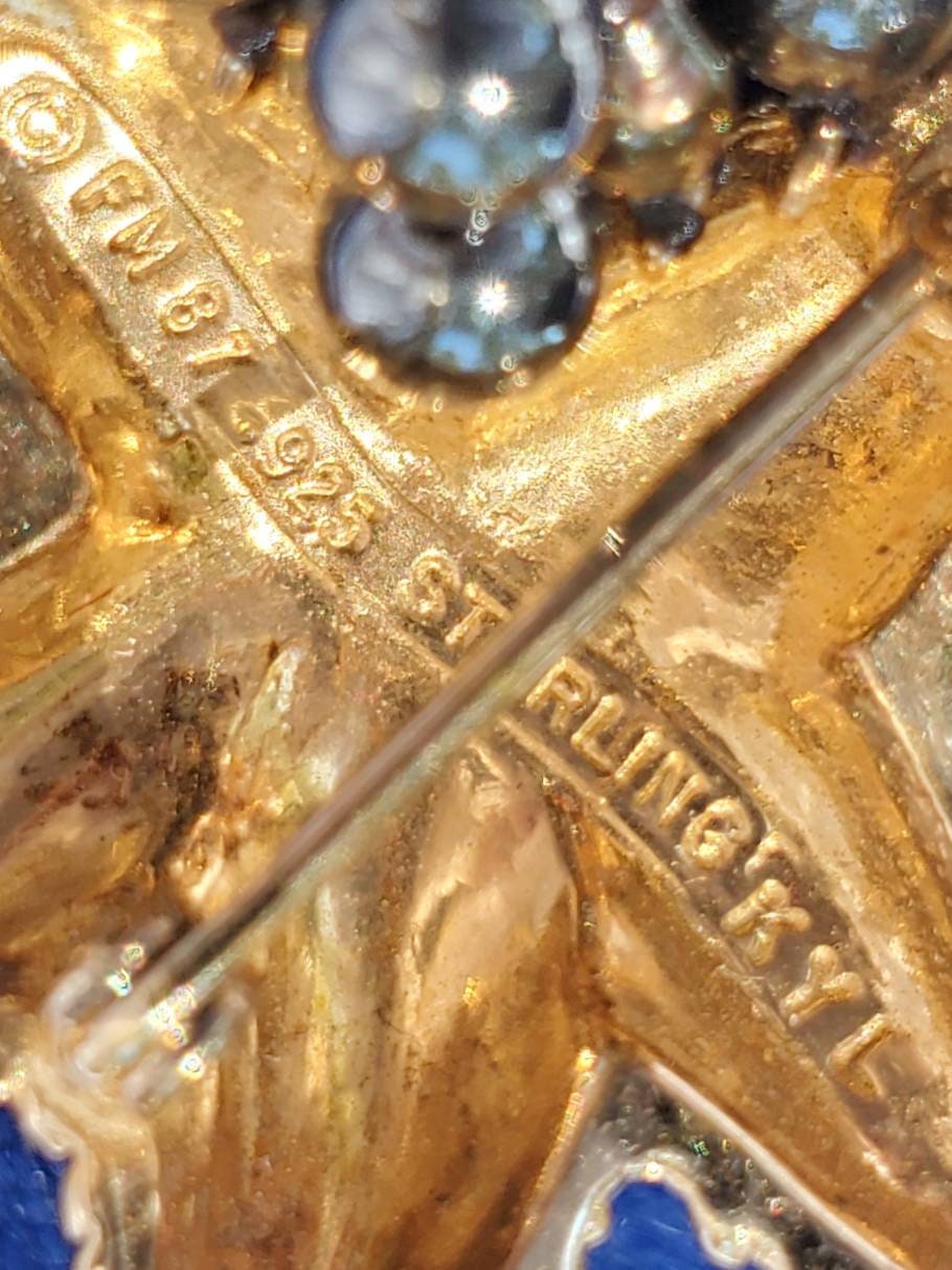 Broche Vintage étoile De Mer Kai Yin Lo Pour Franklin Mint - Pièce Ancienne En Bon état