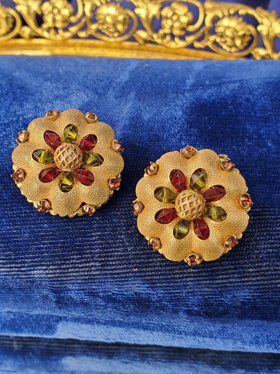 Vintage Eugene Rivoli Clip on Earrings, Vintage J