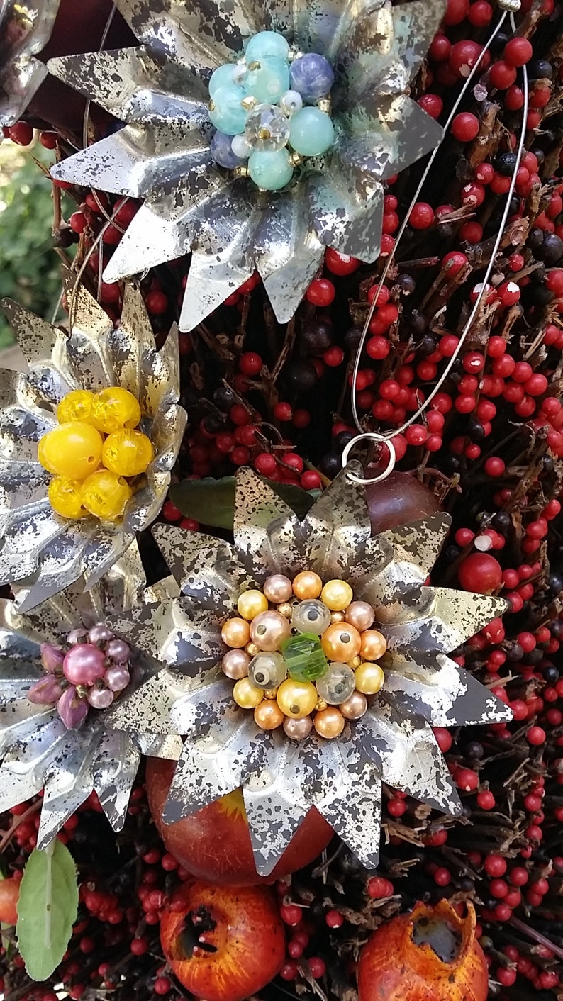 Vintage Lot 6 Metal Christmas Tree Light Tin Reflectors Etsy