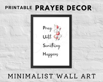 Printable!!! Prayer Wall Decor High Resolution JPG Download