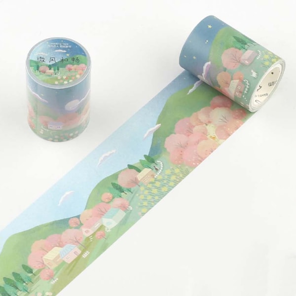 Landscape Washi Tape - Gentle Breeze (50mm x 3m)
