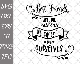 Download Best friends svg | Etsy