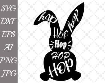 Download Free Easter Svg Hippity Hoppity Svg Easter Bunny Etsy SVG Cut Files