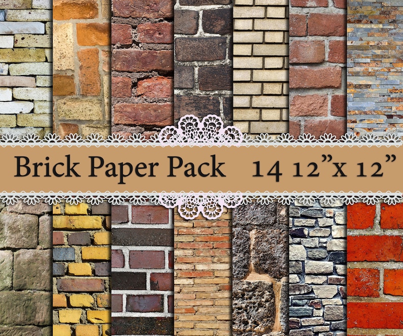 BRICK BACKGROUND Wall texture,Grunge background,Rustic brick,Distressed bricks,Brick backdrops,Brick wall backdrop Brick Digital Paper
