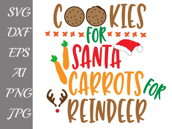 Download Cookies For Santa Svg Christmas Svg Santa Etsy PSD Mockup Templates