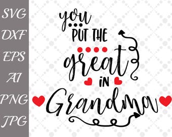 Download Great grandma svg | Etsy