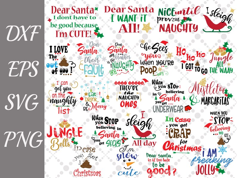 Download Bundle Christmas Quotes Svg: FUNNY CHRISTMAS SVG | Etsy