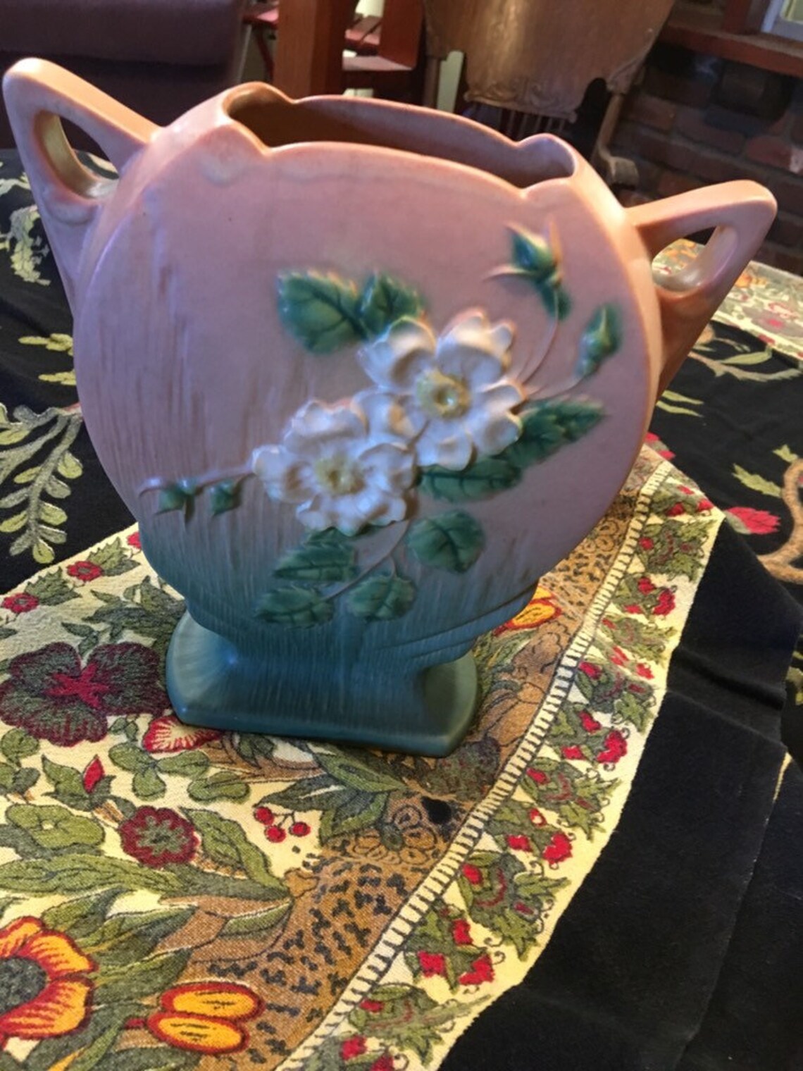 Roseville 9848 Vase Etsy