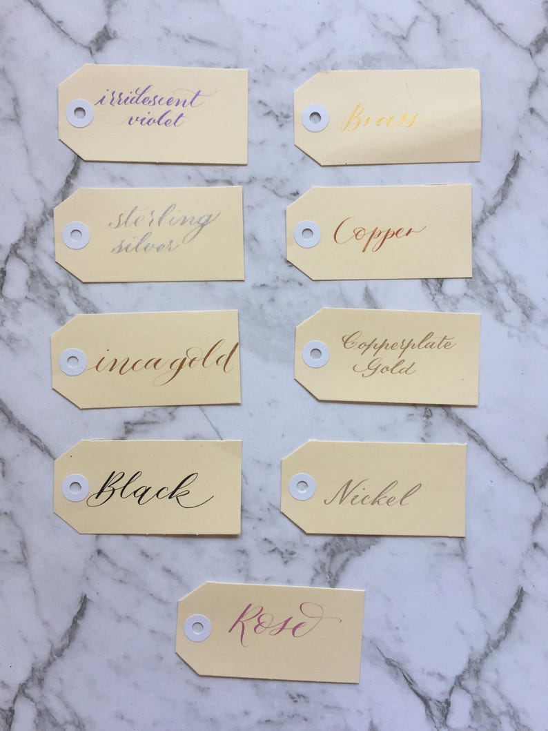 Shipping Tags Customised Present Labels Name Tags Modern or Traditional Calligraphy Personalised Gift Tags Pack of 5 Placecards