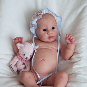 CUSTOM REBORN ~ Indra Awake by Reva Schick ~ Full Body Doll ~ 6 month layaway